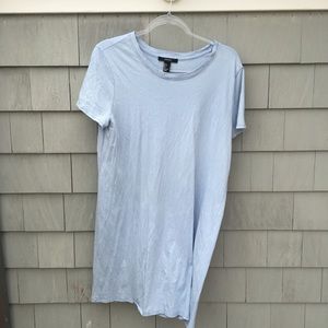 baby blue t shirt dress
